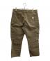 CarHartt (カーハート) ダブルニーカーゴパンツ ブラウン サイズ:W38×L30：9000円