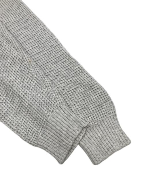 CHAPS RALPH LAUREN（チャップス ラルフローレン）CHAPS RALPH LAUREN (チャップス ラルフローレン) ショールカラーエルボーパッチニット ホワイト サイズ:XLの古着・服飾アイテム