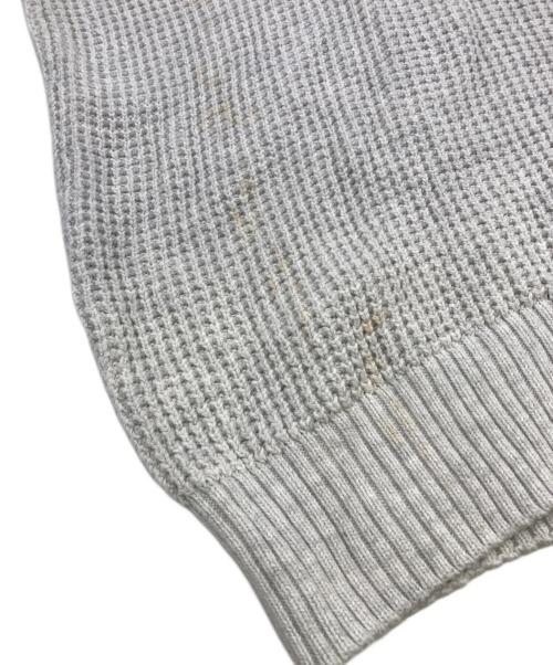 CHAPS RALPH LAUREN（チャップス ラルフローレン）CHAPS RALPH LAUREN (チャップス ラルフローレン) ショールカラーエルボーパッチニット ホワイト サイズ:XLの古着・服飾アイテム