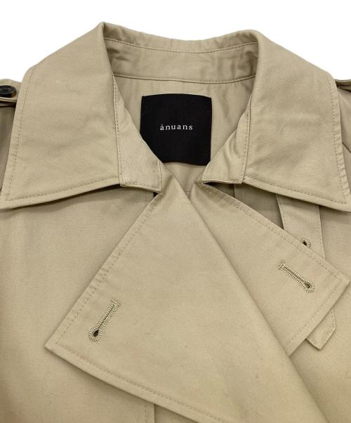 anuans（アニュアンス）anuans (アニュアンス) ハーフオーバートレンチコート ベージュ サイズ:1の古着・服飾アイテム