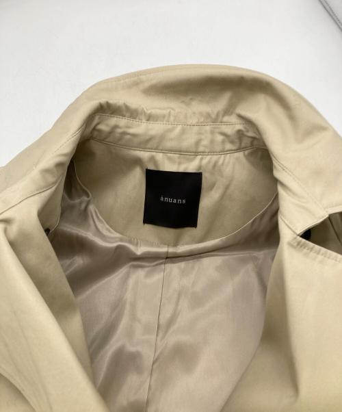 anuans（アニュアンス）anuans (アニュアンス) ハーフオーバートレンチコート ベージュ サイズ:1の古着・服飾アイテム
