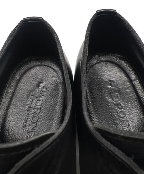 PADRONE（パドローネ）PADRONE (パドローネ) プレーントゥシューズ ブラック サイズ:41の古着・服飾アイテム