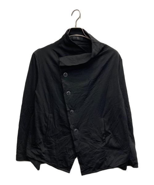 Y's（ワイズ）Y's (ワイズ) 20SS ワッシャー加工 ハイネックジャケット ブラック サイズ:2の古着・服飾アイテム