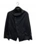 Y's（ワイズ）の古着「20SS ワッシャー加工 ハイネックジャケット」｜ブラック