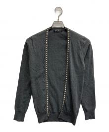 Hysteric Glamour（ヒステリックグラマー）の古着「スタッズカーディガン」｜グレー