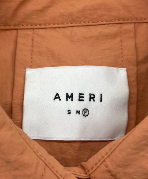 Ameri（アメリ）Ameri (アメリ) ラウンドミリタリーポンチョ オレンジ サイズ:FREEの古着・服飾アイテム