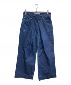JOHN LAWRENCE SULLIVANジョン ローレンス サリバン）の古着「Rigid Denim Wide Pants」｜インディゴ