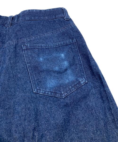 JOHN LAWRENCE SULLIVAN（ジョン ローレンス サリバン）JOHN LAWRENCE SULLIVAN (ジョン ローレンス サリバン) Rigid Denim Wide Pants インディゴ サイズ:44の古着・服飾アイテム