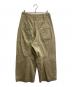 SHINYA KOZUKA (シンヤコズカ) Wide Baggy Pants ベージュ サイズ:XS：12000円