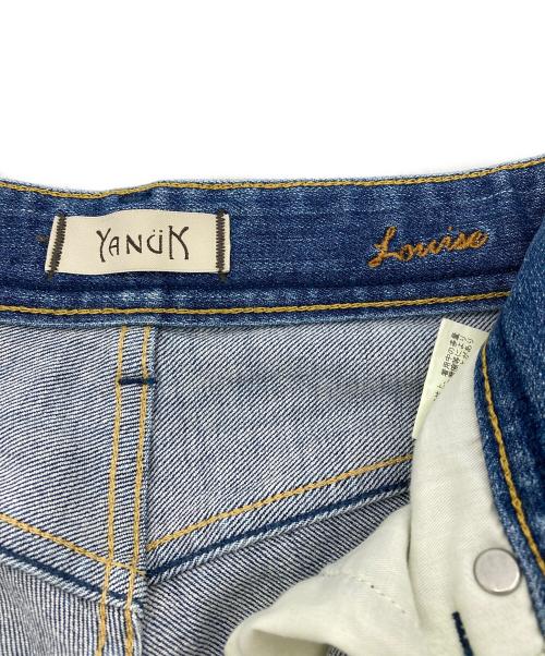 YANUK（ヤヌーク）YANUK (ヤヌーク) PREMIUM2 ストレート デニムパンツ インディゴ サイズ:21の古着・服飾アイテム