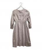 KUMIKYOKUクミキョク）の古着「ロングワンピース」｜ピンク