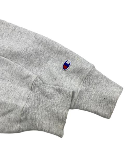 Champion REVERSE WEAVE（チャンピオン リバース ウィーブ）Champion REVERSE WEAVE (チャンピオン リバース ウィーブ) カレッジロゴ フーディー グレー サイズ:Lの古着・服飾アイテム