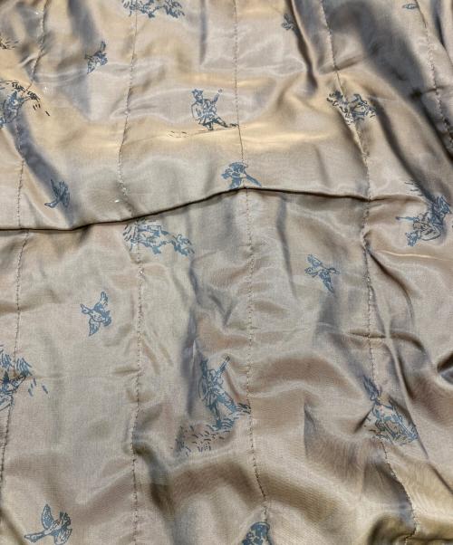 WOOLRICH WOOLEN MILLS（ウールリッチウーレンミルズ）WOOLRICH WOOLEN MILLS (ウールリッチウーレンミルズ) レザーパッチ シャドウチェック ボンバージャケット レッド サイズ:XLの古着・服飾アイテム