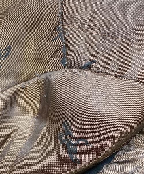 WOOLRICH WOOLEN MILLS（ウールリッチウーレンミルズ）WOOLRICH WOOLEN MILLS (ウールリッチウーレンミルズ) レザーパッチ シャドウチェック ボンバージャケット レッド サイズ:XLの古着・服飾アイテム