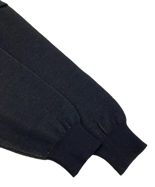 Yves Saint Laurent（イヴサンローラン）Yves Saint Laurent (イヴサンローラン) ニットポロシャツ ブラック サイズ:Mの古着・服飾アイテム