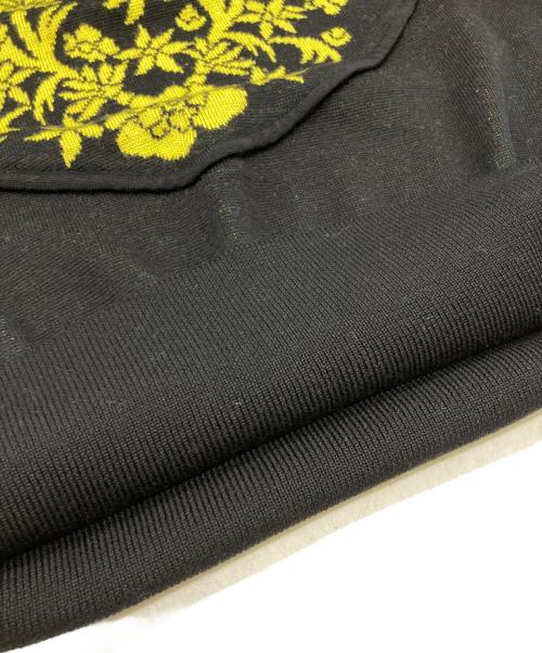 Yves Saint Laurent（イヴサンローラン）Yves Saint Laurent (イヴサンローラン) ニットポロシャツ ブラック サイズ:Mの古着・服飾アイテム