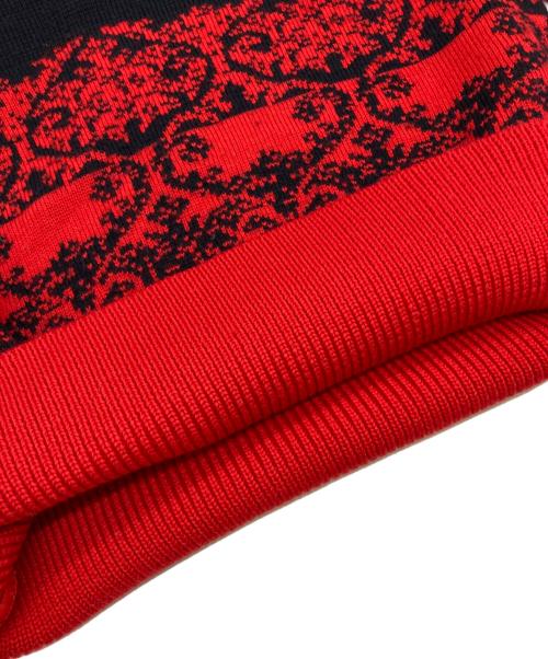 Yves Saint Laurent（イヴサンローラン）Yves Saint Laurent (イヴサンローラン) ニットポロシャツ レッド サイズ:Mの古着・服飾アイテム