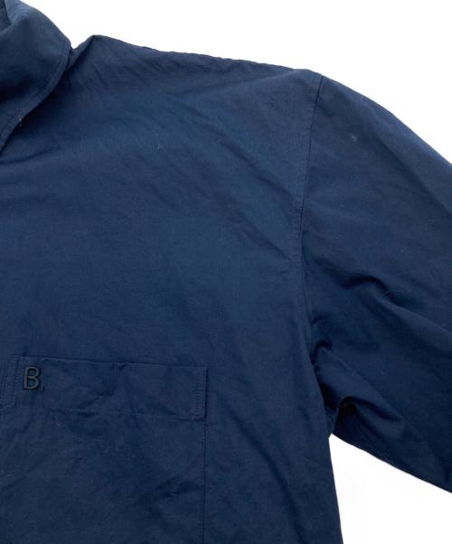 BALENCIAGA（バレンシアガ）BALENCIAGA (バレンシアガ) コットン ロゴ オーバーサイズ シャツ ネイビー サイズ:37の古着・服飾アイテム