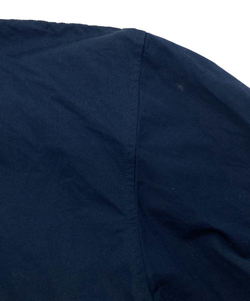 BALENCIAGA（バレンシアガ）BALENCIAGA (バレンシアガ) コットン ロゴ オーバーサイズ シャツ ネイビー サイズ:37の古着・服飾アイテム