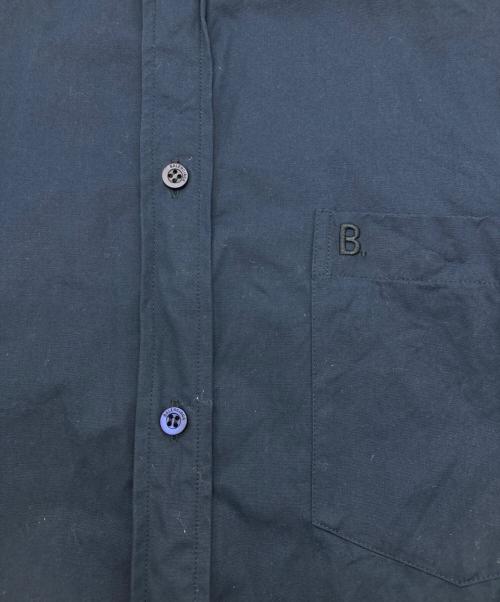 BALENCIAGA（バレンシアガ）BALENCIAGA (バレンシアガ) コットン ロゴ オーバーサイズ シャツ ネイビー サイズ:37の古着・服飾アイテム