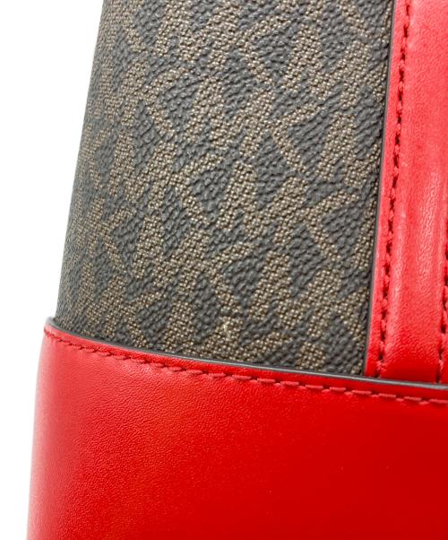 MICHAEL KORS（マイケル・コース）MICHAEL KORS (マイケル・コース) マーサー ギャラリー ショルダーバッグ レッドの古着・服飾アイテム