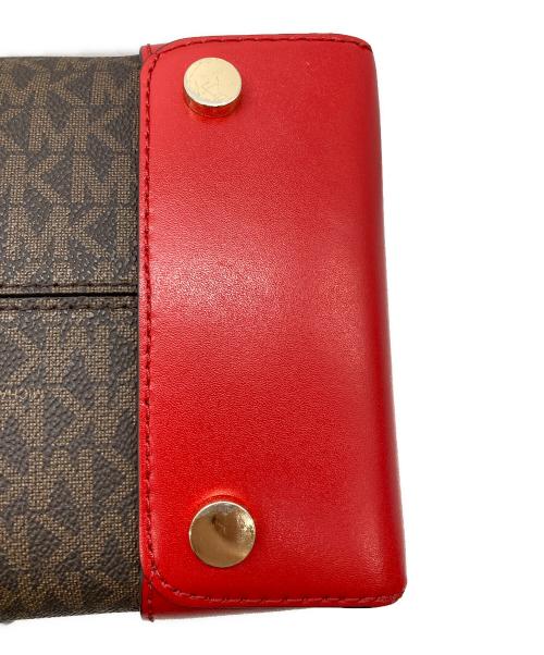 MICHAEL KORS（マイケル・コース）MICHAEL KORS (マイケル・コース) マーサー ギャラリー ショルダーバッグ レッドの古着・服飾アイテム