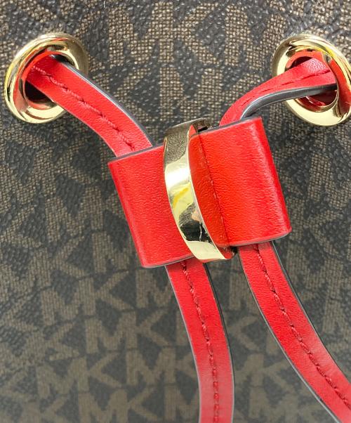 MICHAEL KORS（マイケル・コース）MICHAEL KORS (マイケル・コース) マーサー ギャラリー ショルダーバッグ レッドの古着・服飾アイテム