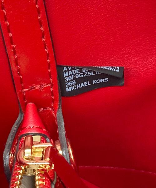 MICHAEL KORS（マイケル・コース）MICHAEL KORS (マイケル・コース) マーサー ギャラリー ショルダーバッグ レッドの古着・服飾アイテム
