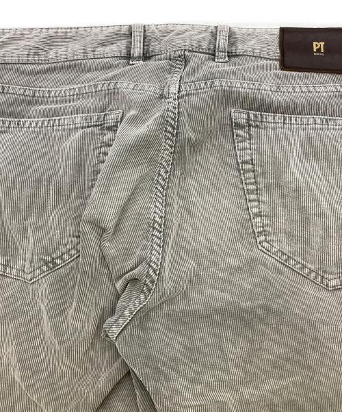 PT TORINO（ピーティートリノ）PT TORINO (ピーティートリノ) SWING コーデュロイパンツ グレー サイズ:35の古着・服飾アイテム