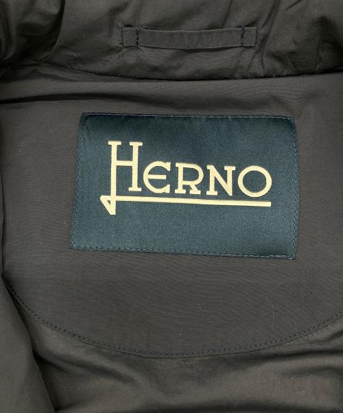HERNO（ヘルノ）HERNO (ヘルノ) ナイロン ストーンウォッシュ M-65 フィールドジャケット ネイビー サイズ:52の古着・服飾アイテム