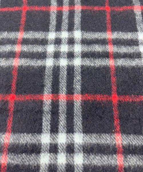 Burberry's（バーバリーズ）Burberry's (バーバリー) カシミヤマフラー ネイビーの古着・服飾アイテム