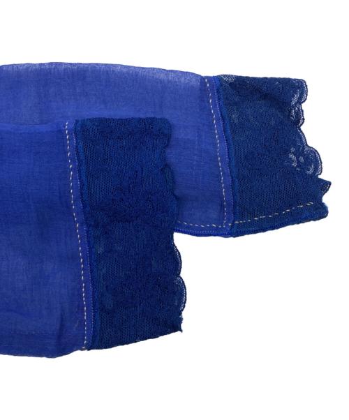 Pero（ペロ）Pero (ペロ) インドシルクコットンブレンドワンピース ネイビー サイズ:38の古着・服飾アイテム