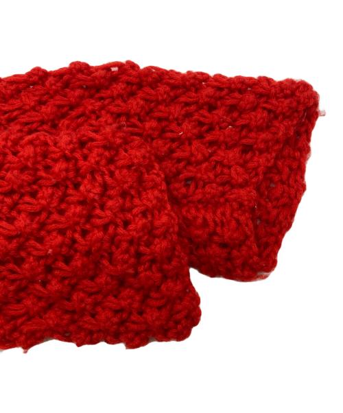 tricot COMME des GARCONS（トリココムデギャルソン）tricot COMME des GARCONS (トリココムデギャルソン) 90’編み込みカーディガン レッド サイズ:表記無しの古着・服飾アイテム