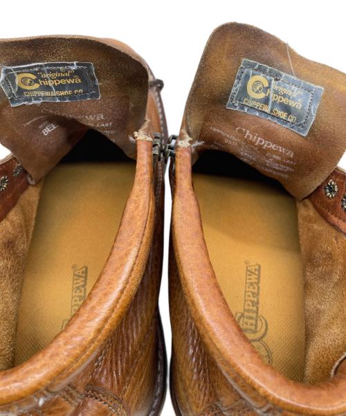 CHIPPEWA（チペワ）CHIPPEWA (チペワ) LACE TO TOE TABACCO BROWN ブラウン サイズ:8EEの古着・服飾アイテム