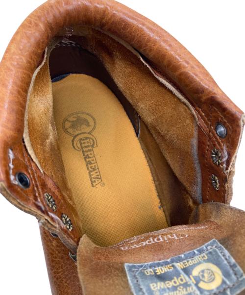 CHIPPEWA（チペワ）CHIPPEWA (チペワ) LACE TO TOE TABACCO BROWN ブラウン サイズ:8EEの古着・服飾アイテム