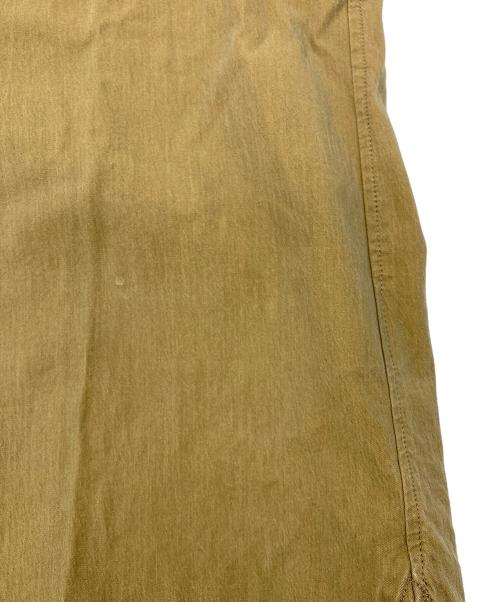 confect（コンフェクト）CONFECT (コンフェクト) nest Robe (ネストローブ) ボイルギャバカフスレスシャツ ブラウン サイズ:Lの古着・服飾アイテム