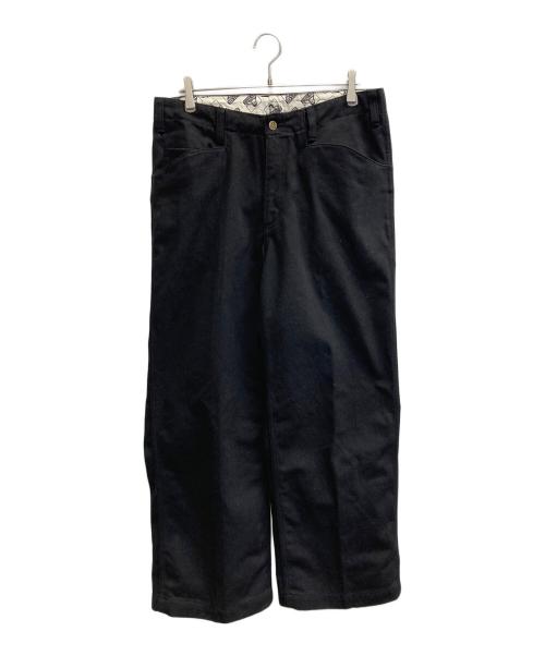 BEN DAVIS（ベンデイビス）BEN DAVIS (ベンデイビス) エクストラ ワイドチノパンツ ブラック サイズ:W36×L31の古着・服飾アイテム