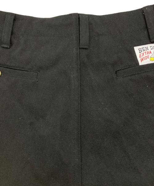 BEN DAVIS（ベンデイビス）BEN DAVIS (ベンデイビス) エクストラ ワイドチノパンツ ブラック サイズ:W36×L31の古着・服飾アイテム