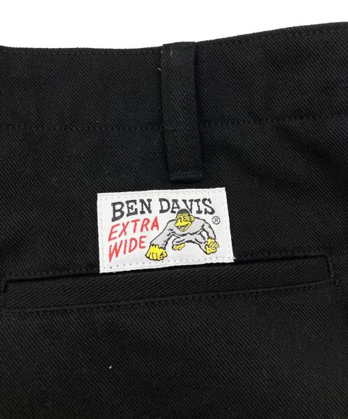BEN DAVIS（ベンデイビス）BEN DAVIS (ベンデイビス) エクストラ ワイドチノパンツ ブラック サイズ:W36×L31の古着・服飾アイテム