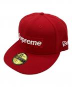 SUPREME×New Eraシュプリーム×ニューエラ）の古着「Grinch Box Logo New Era CAP」｜レッド