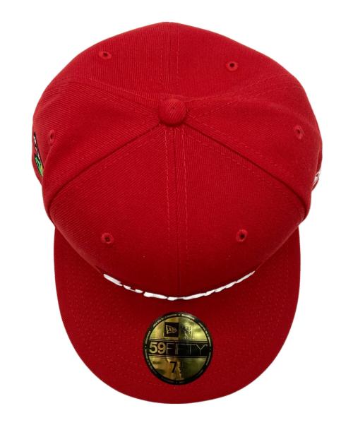 SUPREME（シュプリーム）SUPREME (シュプリーム) New Era (ニューエラ) Grinch Box Logo New Era CAP レッド サイズ:59.6の古着・服飾アイテム