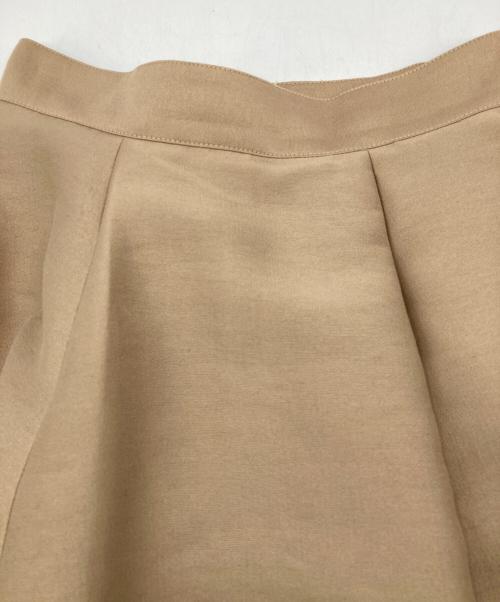 CLANE（クラネ）CLANE (クラネ) VOLUME FLARE SKIRT ベージュ サイズ:1の古着・服飾アイテム