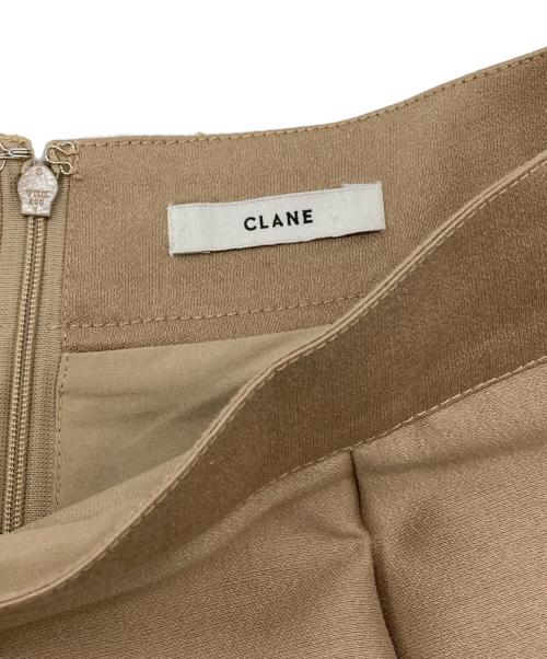 CLANE（クラネ）CLANE (クラネ) VOLUME FLARE SKIRT ベージュ サイズ:1の古着・服飾アイテム
