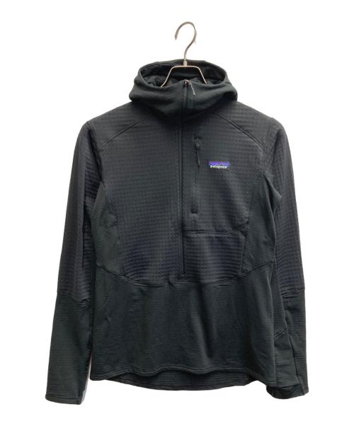 Patagonia（パタゴニア）Patagonia (パタゴニア) R1 プルオーバー・フーディ ブラック サイズ:Mの古着・服飾アイテム