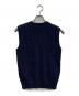 POLO RALPH LAUREN (ポロ・ラルフローレン) ケーブルニット コットン セーター ベスト ネイビー サイズ:L 14-16：7000円