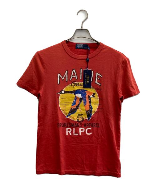POLO RALPH LAUREN（ポロ・ラルフローレン）POLO RALPH LAUREN (ポロ・ラルフローレン) プリントTシャツ レッド サイズ:S 未使用品の古着・服飾アイテム