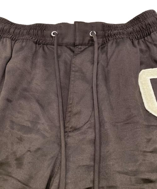 CELINE（セリーヌ）CELINE (セリーヌ) サイドラインサテントラックアスレチックロングパンツ ブラウン サイズ:34の古着・服飾アイテム