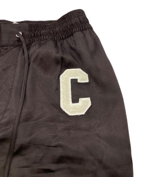 CELINE（セリーヌ）CELINE (セリーヌ) サイドラインサテントラックアスレチックロングパンツ ブラウン サイズ:34の古着・服飾アイテム