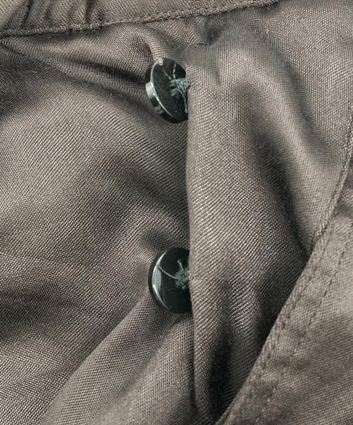 CELINE（セリーヌ）CELINE (セリーヌ) サイドラインサテントラックアスレチックロングパンツ ブラウン サイズ:34の古着・服飾アイテム