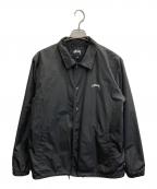 stussyステューシー）の古着「コーチジャケット」｜ブラック